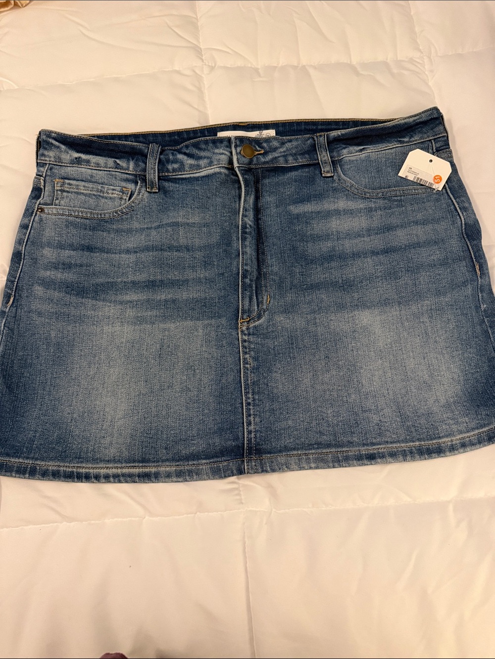 Altar'd State Light Blue Denim Mini Skirt. Size 3XL NWT